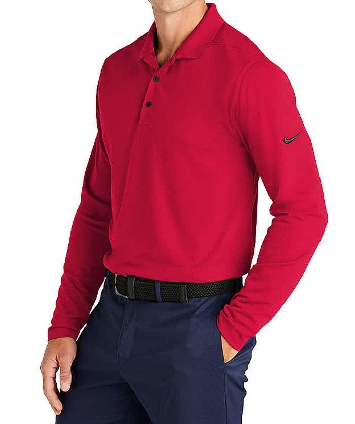 Nike Dri‑FIT Micro Pique Long Sleeve Performance Polo 2.0