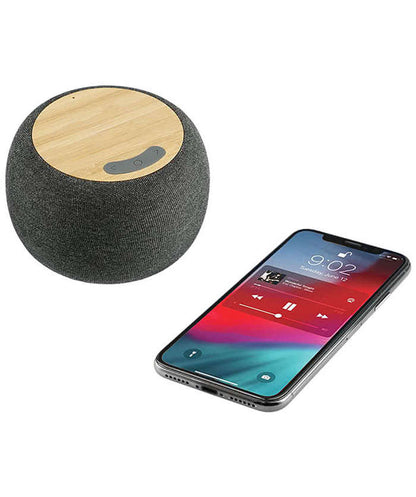 Laser Engraved Garm Bluetooth Speaker and 5W Wireless Charger