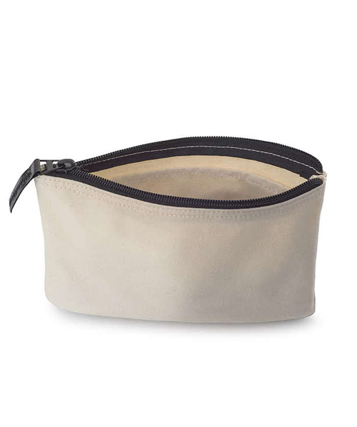 Cotton Zippered Pouch