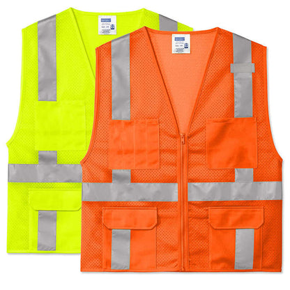 CornerStone Class 2 Mesh 6-Pocket Safety Vest