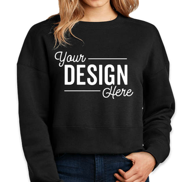 District Women’s Perfect Weight Cropped Crewneck Sweatshirt