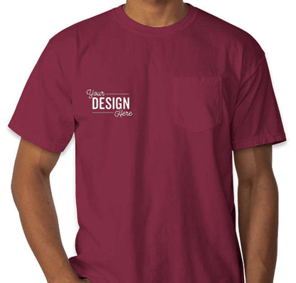 Comfort Colors 100% Cotton Pocket T-shirt