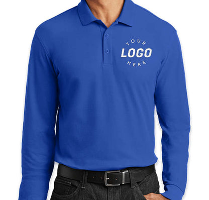 Port Authority Lightweight Classic Pique Long Sleeve Polo