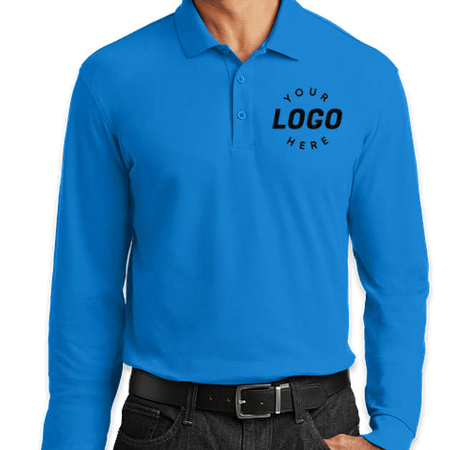 Port Authority Lightweight Classic Pique Long Sleeve Polo