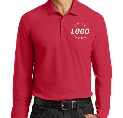 Port Authority Lightweight Classic Pique Long Sleeve Polo