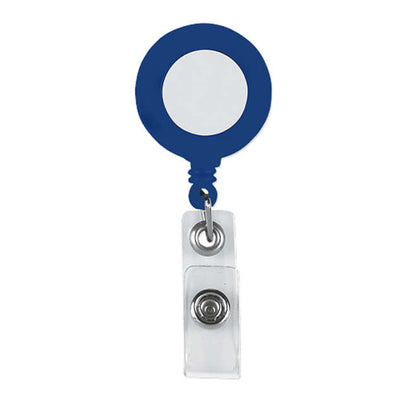 Full Color Retractable Badge Holder with Laminated Label