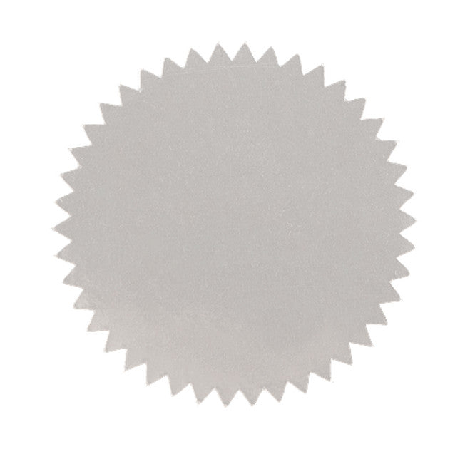 Embossed 1.5 in. Star Roll Labels (500 per roll)