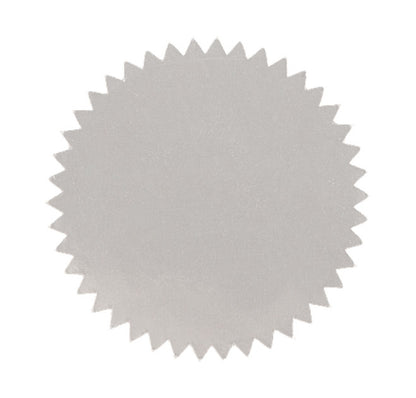 Embossed 1.5 in. Star Roll Labels (500 per roll)