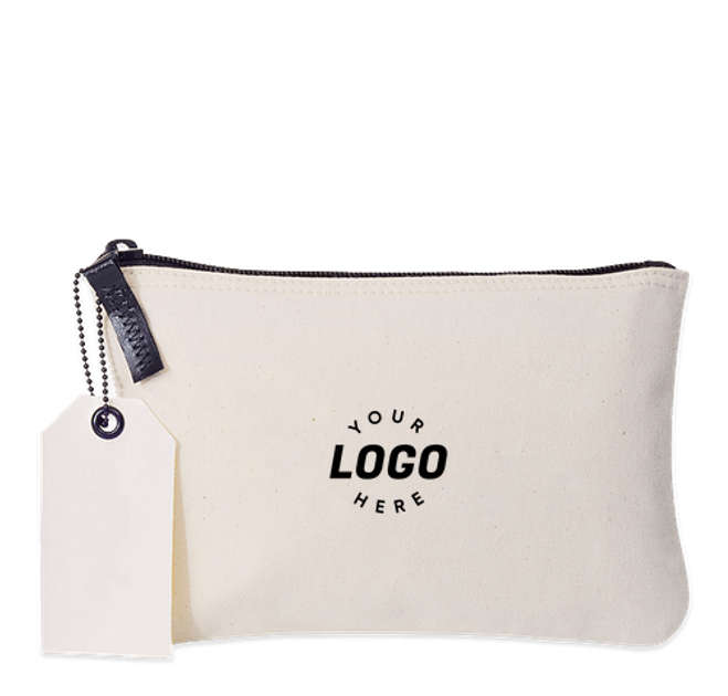 Cotton Zippered Pouch